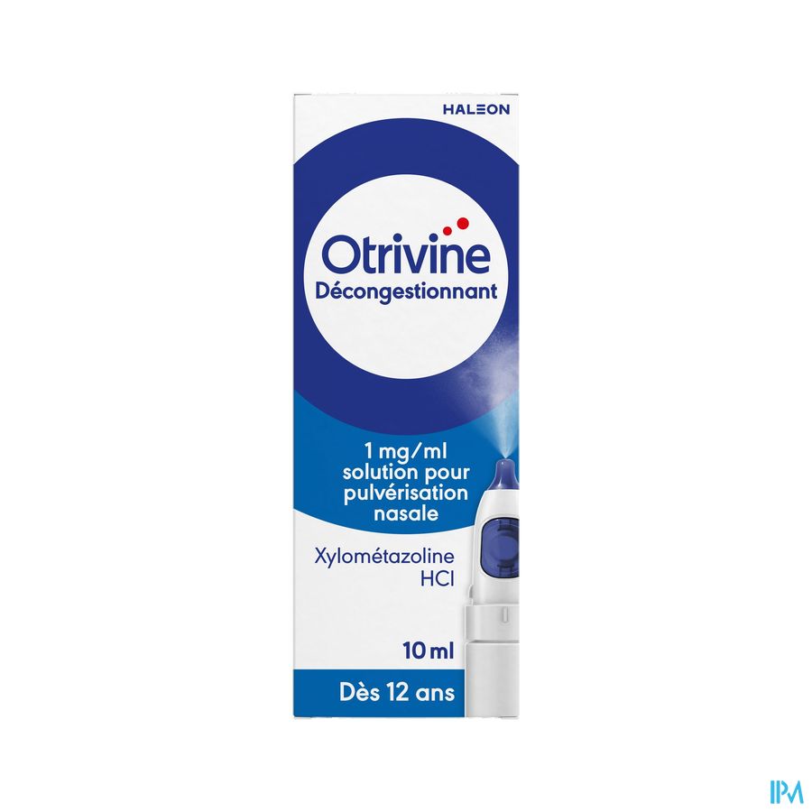 Otrivine Decongestionnant 1mg/ml Sol Pulv 10ml Otrivine Decongestionnant 1mg/ml Sol Pulv 10ml