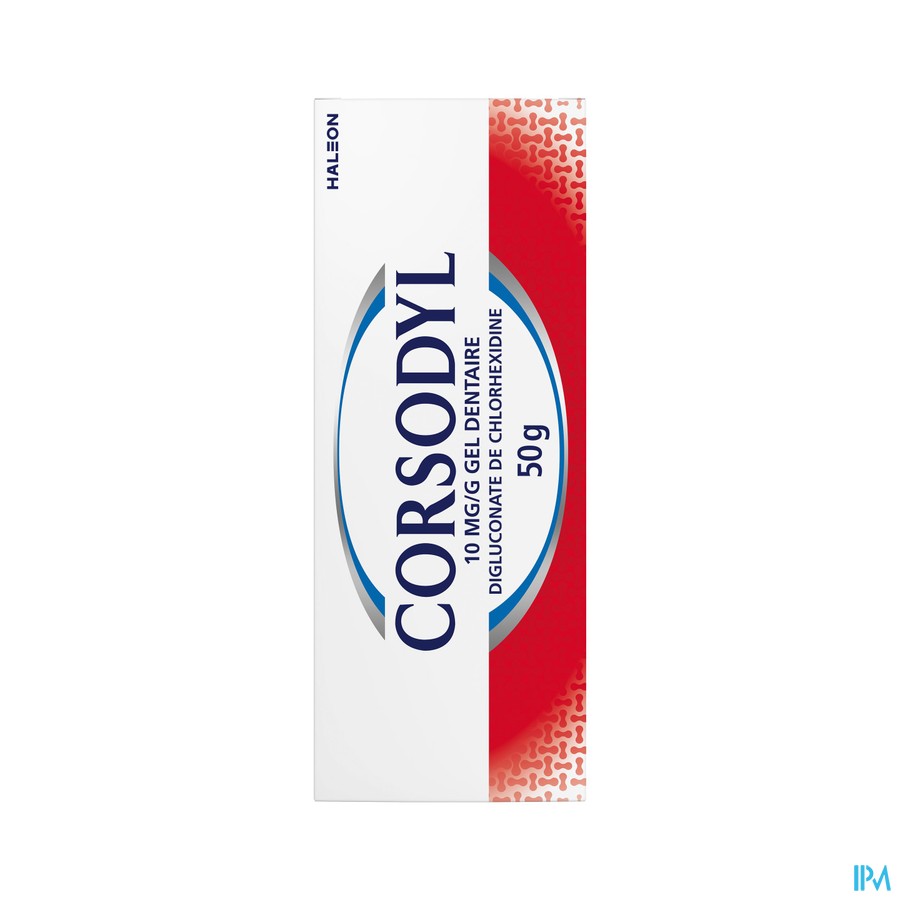 Corsodyl 10mg/g Gel Dentaire Tube 50g