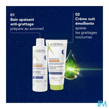 Aderma Exomega Control Herst. Emol. Nacht Cr 400ml 18