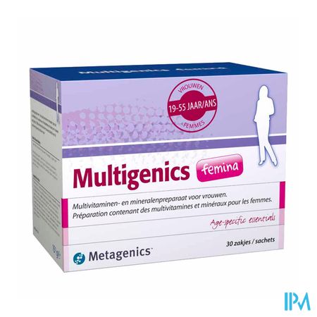 Multigenics Femina Pdr Zakje 30 7284 Metagenics