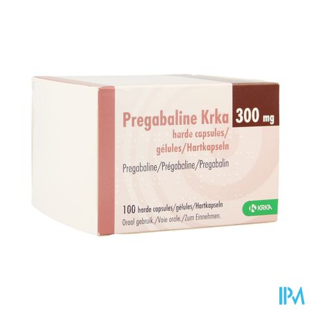 Pregabaline Krka 300mg Harde Caps 100 X300mg