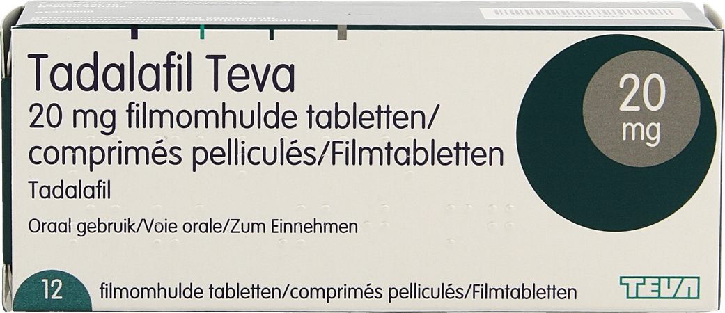 Tadalafil Teva Filmomh Tabl 12 X 20,0mg 7