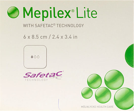 Mepilex Lite Dun Verb Sil Ster 6x 8,50cm 5 284000 1