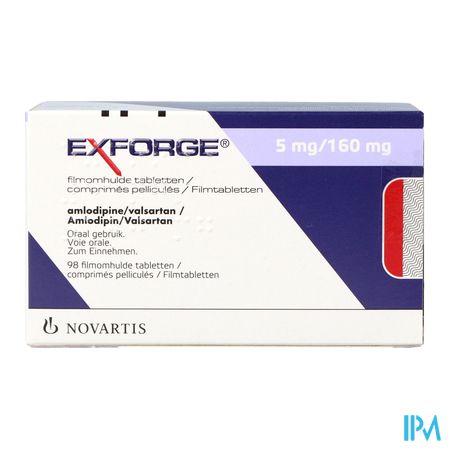 Exforge 5mg/160mg Comp 98 4