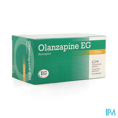 Olanzapine EG 7,5 Mg Filmomh Tabl 98 X  7,5 Mg