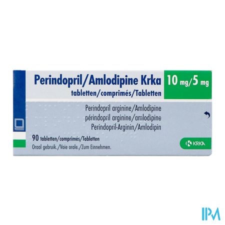 Perindopril/amlodipine Krka 10mg/5mg Comp 90 2