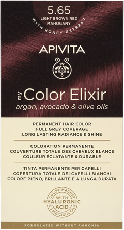 Apivita My Color 5.65 Light Brown Red Mahogany 2 1