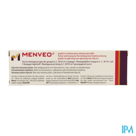 Menveo Pdr+sol Pr Sol Inj 2 Fl+ 1 Voorgev Spuit 1d 1