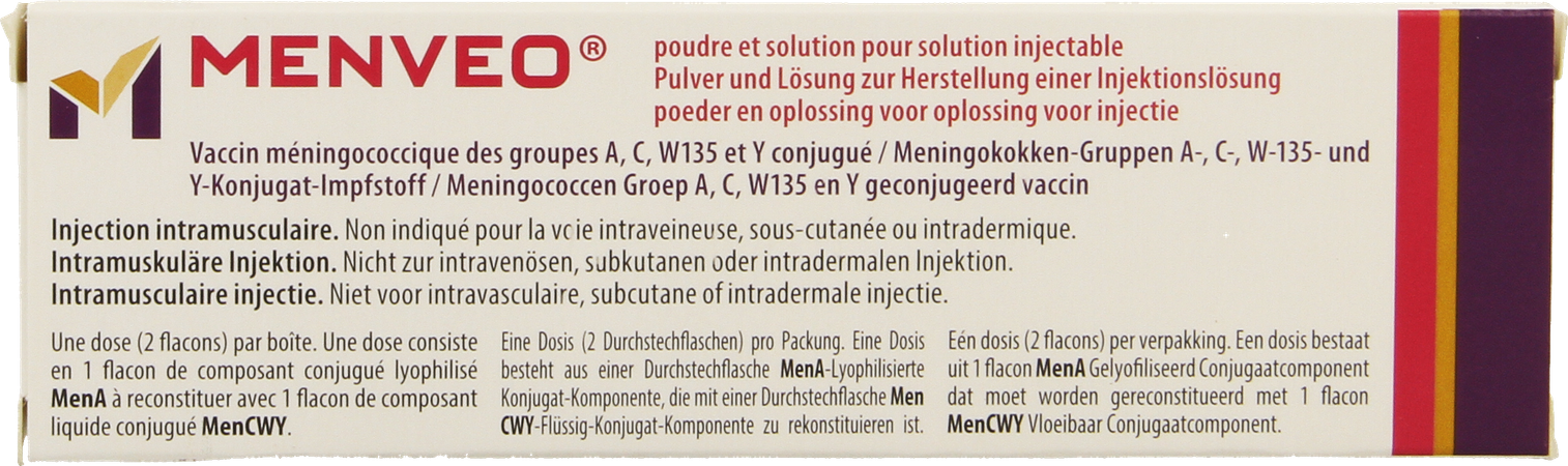 Menveo Pdr+sol Pr Sol Inj 2 Fl+ 1 Voorgev Spuit 1d 1