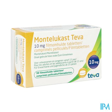 Montelukast Teva 10mg Comp Pell 98 X 10mg