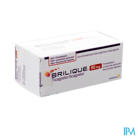 Brilique 100 Tabl 90mg Ud