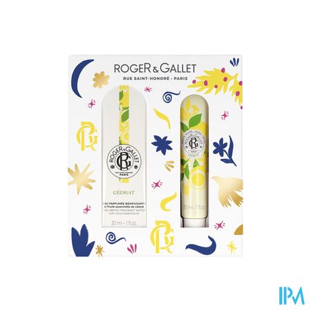 Roger&gallet Kerstset Cedrat 30ml + Handcreme 30ml