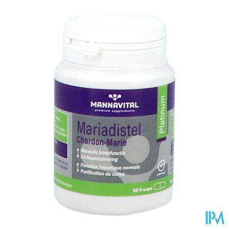 Mannavital Mariadistel Platinum V-caps 60 7