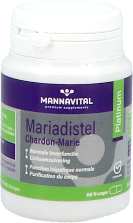 Mannavital Mariadistel Platinum V-caps 60 7