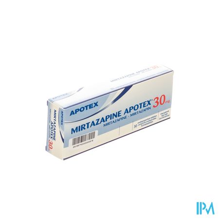 Mirtazapine Apotex 30mg Comp Orodisp 30