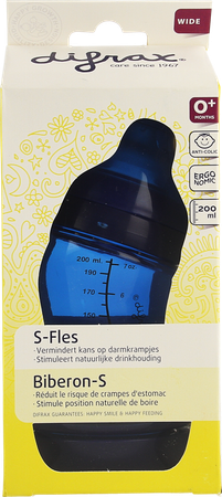 Difrax S-fles Wide 200ml 12