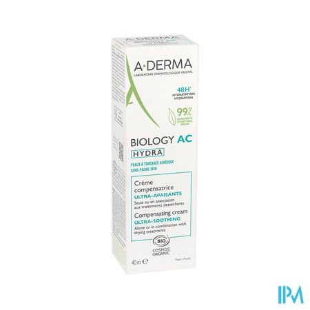 Aderma Biology Ac Hydra Compenserende Creme 40ml