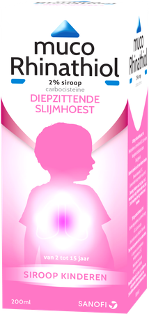 Muco Rhinathiol 2% Kind Siroop 200ml Nf 1