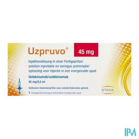 Uzpruvo EG 45Mg Voorgevulde Spuit 1 2