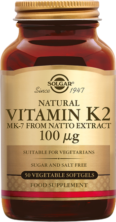 Solgar Vitamin K-2 (mk-7) V-caps 50x100mcg 1