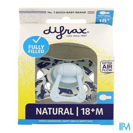 Difrax Sucette Natural 18m+ Boy 11