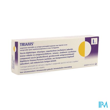 Triaxis Voorgev Spuit 2 Naald Aangeh 1dose=0,5ml