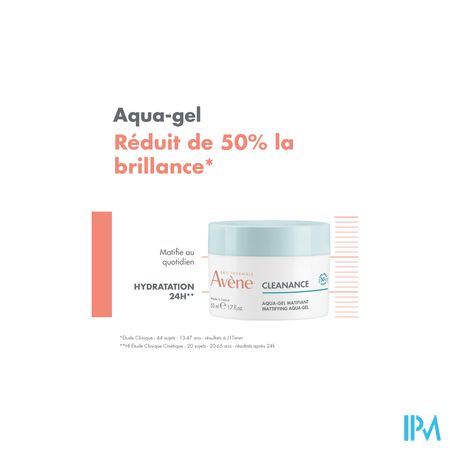 Avene Cleanance Matterende Aqua Gel 50ml 14