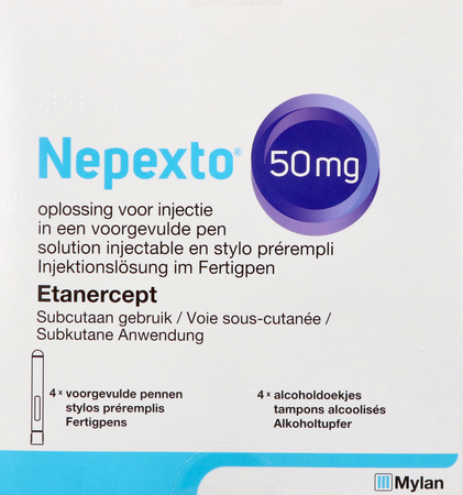 Nepexto 50mg Opl Inj Voorgevulde Pen 4 1