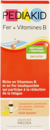 Pediakid Fer+vit B Sol Buv Fl 125ml 1