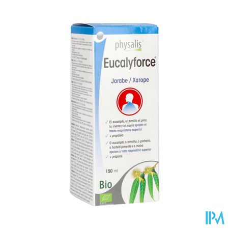 Physalis Eucalyforce Siroop Bio 150ml 1