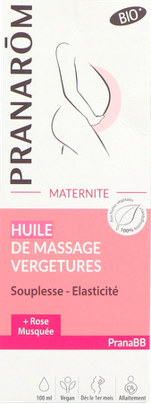 Pranarom Massage Olie Zwangerschapstriemen 100ml 1
