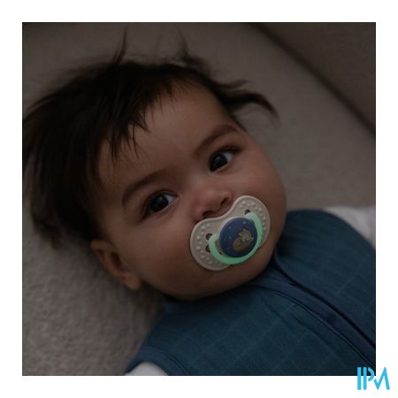 Difrax Dynamic Fopspeen Day&night Boy 3-6m 2 1