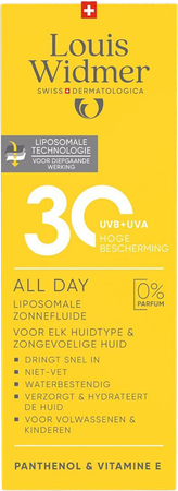 Widmer All Day 30 Zonder Parfum 100ml 1