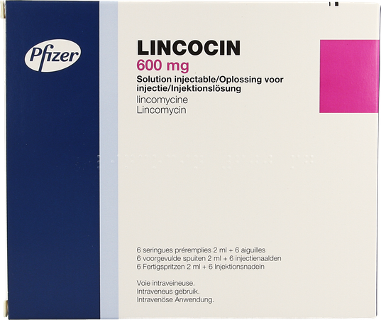 Lincocin Amp Ser Inj 6 X 600mg/2ml 3