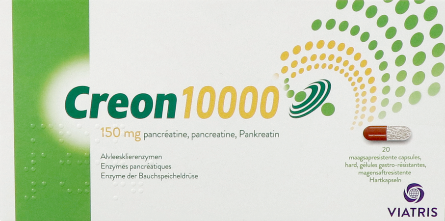 Creon 10000 Caps Maagsapresist Hard 20 X 150mg 2