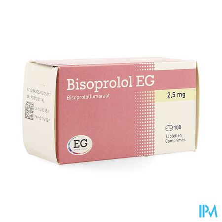 Bisoprolol EG Comp 100X2,5Mg