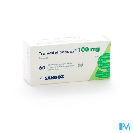 Tramadol 100 Sandoz Tabl Verl Afgifte 60 X 100mg