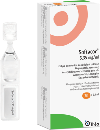 Softacor 3,35mg/ml Oogdruppels Unidose 30 X 0,4ml 1