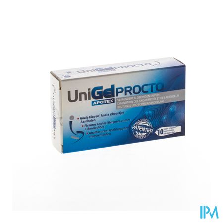 Unigel Apotex Procto Suppo 10