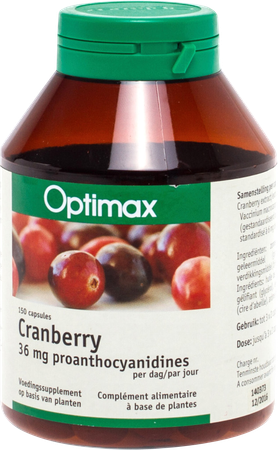 Cranberry Cysticare Plus Caps 150 Optimax