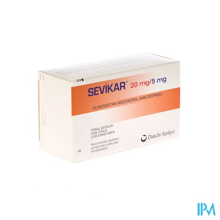 Sevikar 20mg/5mg Filmomh Tabl 98