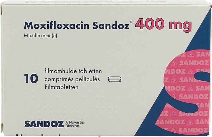 Moxifloxacin Sandoz 400mg Comp Pell 10 4