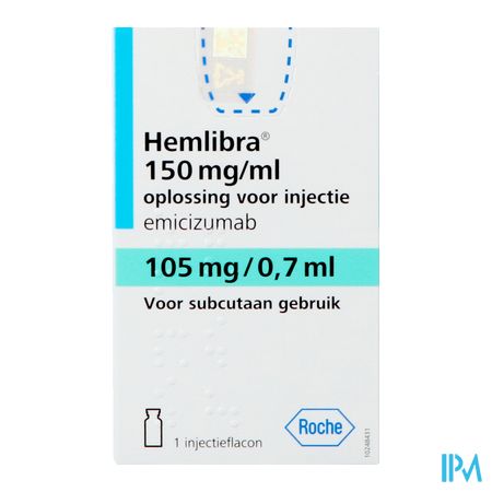 Hemlibra 105mg/0,7ml Opl Inj Fl Inj 1 +cnk 4125928 1