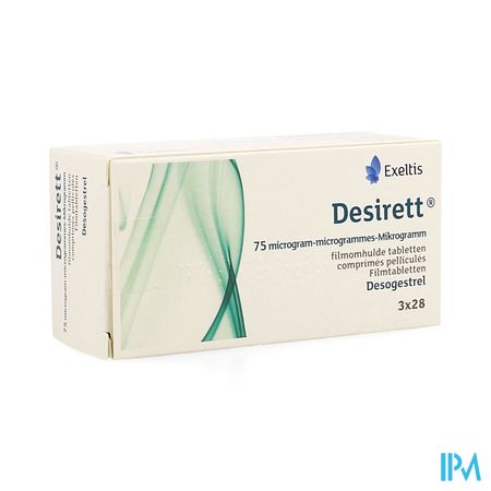 Desirett 75mcg Comp Pell 3 X 28