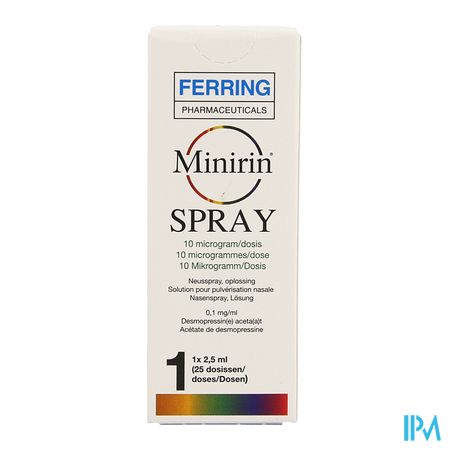 Minirin Spray 10mcg/dos 2,5ml0,1mg 3