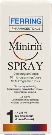 Minirin Spray 10mcg/dos 2,5ml0,1mg 3