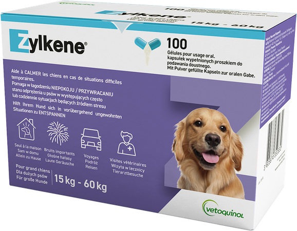 Zylkene 450mg 15-60kg Caps 100 2