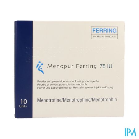 Menopur Ferring Pulv+solv Im/sc 10