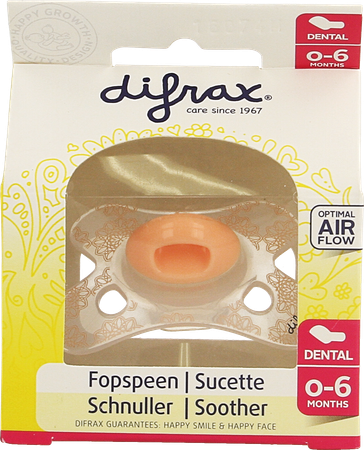 Difrax Fopspeen Sil Mini-dental 0-6m 799 20