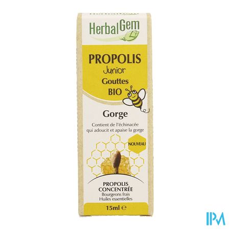 Herbalgem Propolis Junior Bio Fl Gutt 15ml 1
